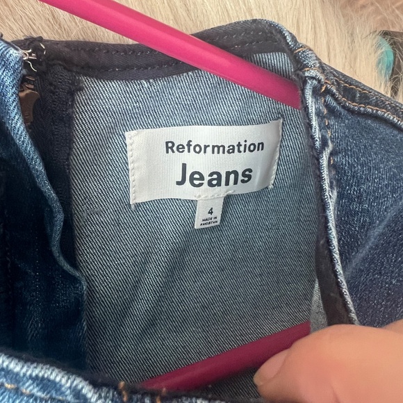 Reformation Kendi Mini Denim Dress - Picture 6 of 7